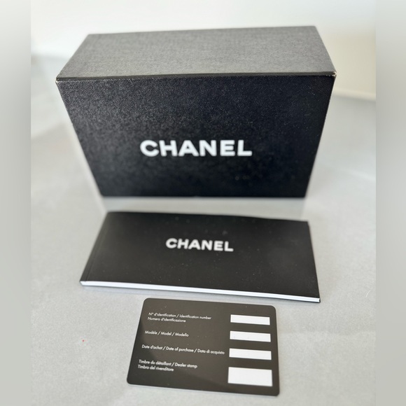 Chanel Sunglasses Case with Manual and Blank Identification Card - Picture 5 of 5